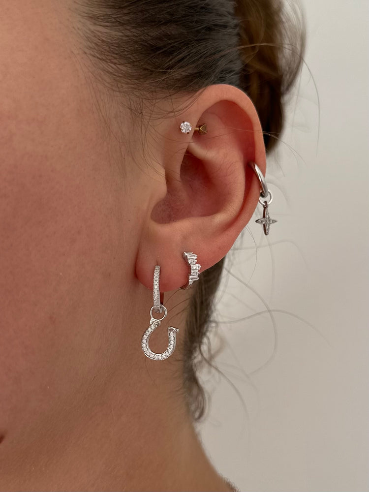 Hope Earring Charm in Silver
